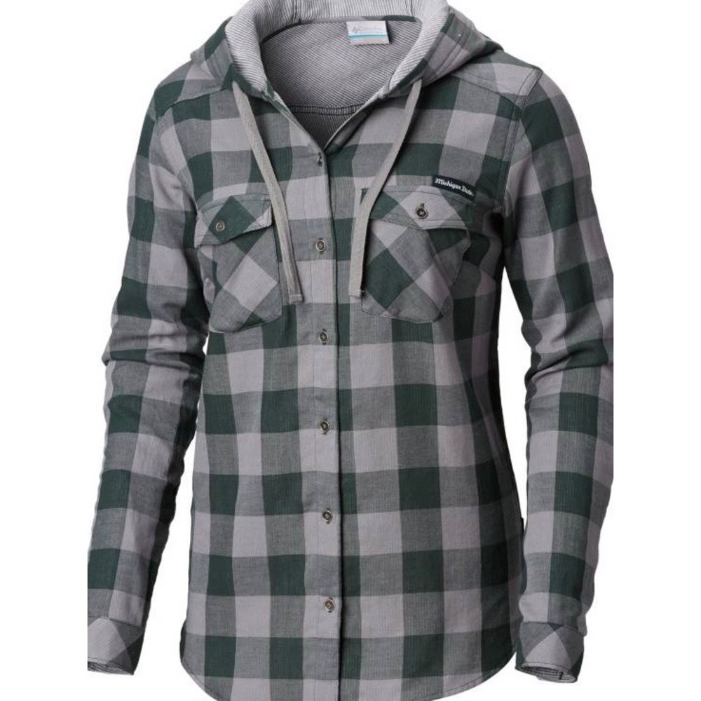 Columbia MSU Hooded Long Sleeve